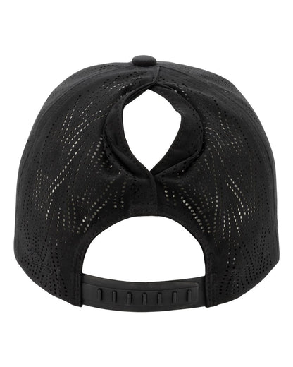 Infinity Her Women's Perforated Performance Cap GABY #color_Black/ Swirl
