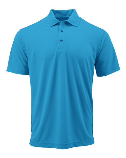 Paragon Youth Saratoga Performance Mini Mesh Polo 108Y #color_Turquoise