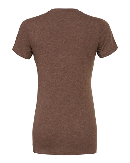 BELLA + CANVAS Women's Slim Fit Tee 6004 #color_Heather Brown