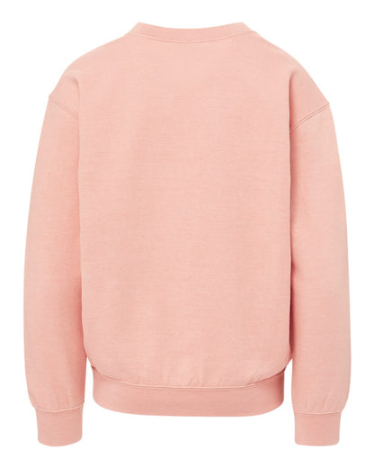 MV Sport Youth Buddy Crewneck Sweatshirt 23154Y #color_Cameo Pink