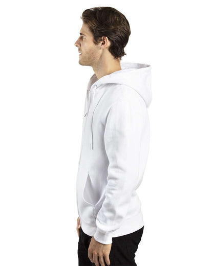 Threadfast Apparel Unisex Fleece Full-Zip Hooded Sweatshirt 320Z #colormdl_White
