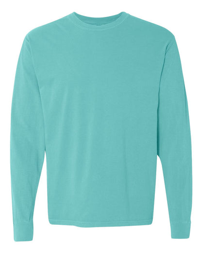 Comfort Colors Unisex Garment-Dyed Heavyweight Long Sleeve T-Shirt 6014 #color_Lagoon
