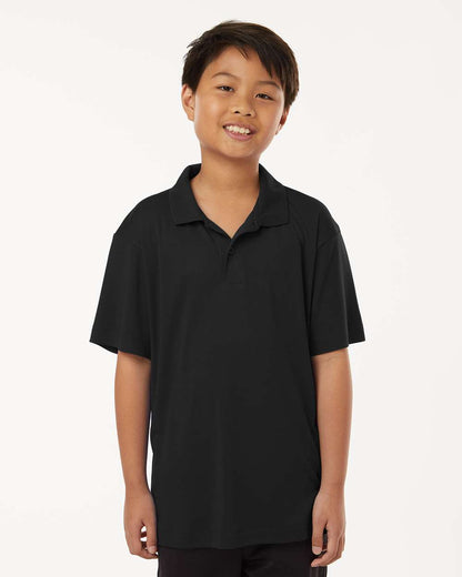 AllPro Youth Pro-Lock Performance Polo 41800Y #colormdl_Black