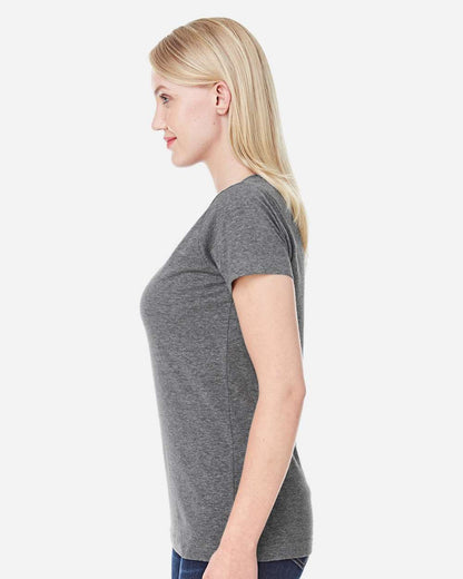 LAT Women's Fine Jersey Tee 3516 #colormdl_Granite Heather