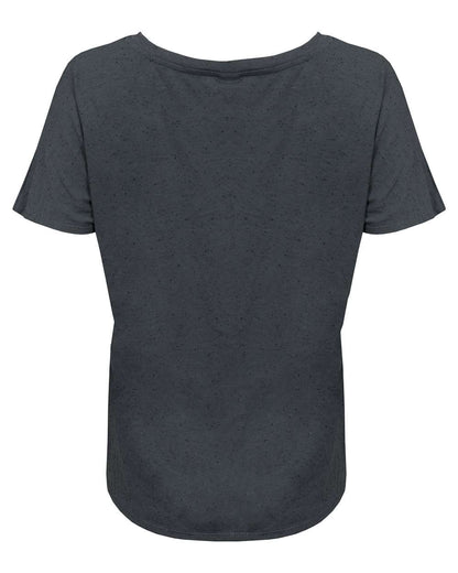 Threadfast Apparel Women's Tri-Blend Fleck V-Neck T-Shirt 203FV #color_Charcoal Fleck