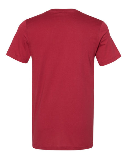 BELLA + CANVAS Jersey V-Neck Tee 3005 #color_Cardinal