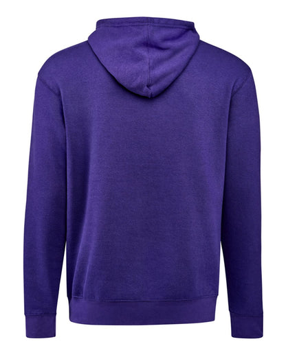 J. America Unisex BTB Fleece Hooded Sweatshirt 8720 #color_Purple