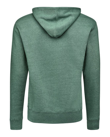 J. America Men's Triblend Fleece Hooded Sweatshirt 8871 #color_Balsam Triblend