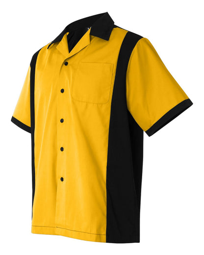 Hilton Unisex Cruiser Bowling Shirt HP2243 #color_Gold