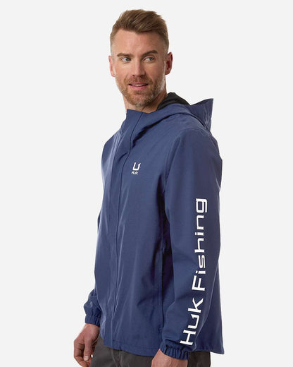 HUK Men's Storm Rain Jacket H400159 #colormdl_Naval Academy