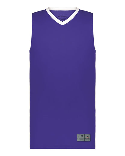 Augusta Sportswear Match-Up Basketball Jersey 6886 #color_Purple/ White