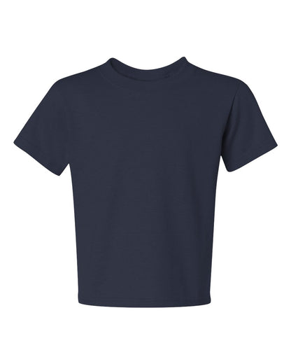 JERZEES Youth Dri-Power® 50/50 T-Shirt 29BR #color_J. Navy