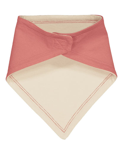 Rabbit Skins Infant Premium Jersey Bandana Bib 1012 #color_Mauvelous/ Natural