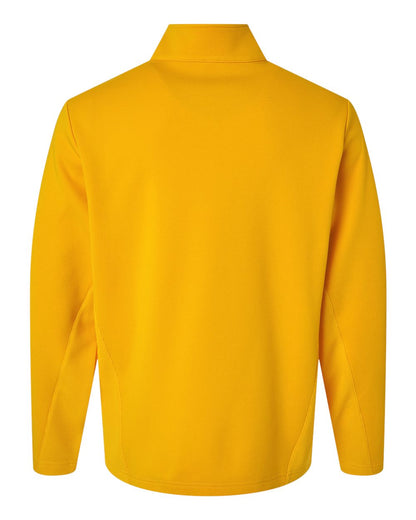 Team 365 Unisex Squad Cadet Quarter-Zip Tech Fleece Pullover TT401 #color_Sport Athletic Gold