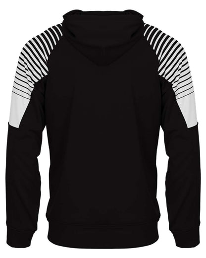 Badger Lineup Hooded Pullover 1405 #color_Black