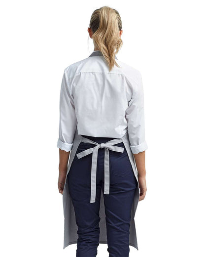 Artisan Collection by Reprime Organic Cotton Bib Apron RP102 #colormdl_Silver