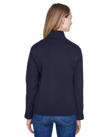 Devon & Jones Women's Bristol Full-Zip Sweater Fleece Jacket DG793W #colormdl_Navy