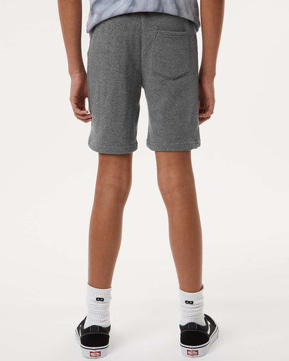 Independent Trading Co. Youth Lightweight Special Blend Fleece Shorts PRM16SRT #colormdl_Nickel