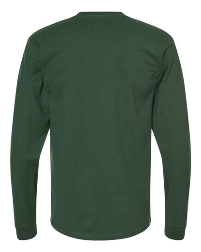 Tultex Heavyweight Jersey Long Sleeve T-Shirt 291 #color_Hunter Green