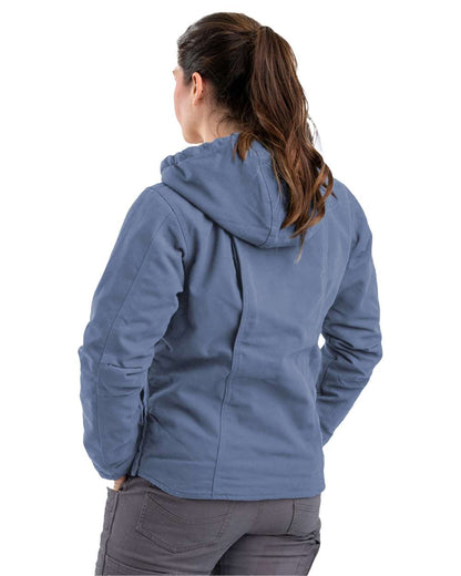 Berne Apparel Women's Softstone Hooded Coat WHJ43 #colormdl_Steel Blue