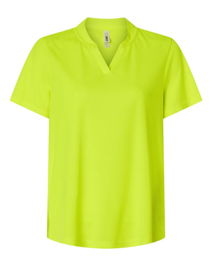 CORE365 Women's Nova Performance Pique Polo CE108W #color_Safety Yellow
