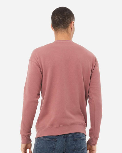 BELLA + CANVAS Unisex Sponge Fleece Drop Shoulder Crewneck Sweatshirt 3945 #colormdl_Mauve