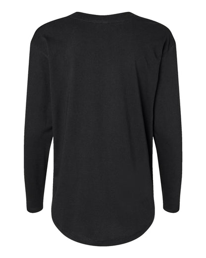 LAT Women's Fine Jersey Long Sleeve Tee 3508 #color_Black