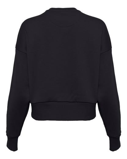 Next Level Women's Heavyweight Crewneck Sweatshirt 9087 #color_Black