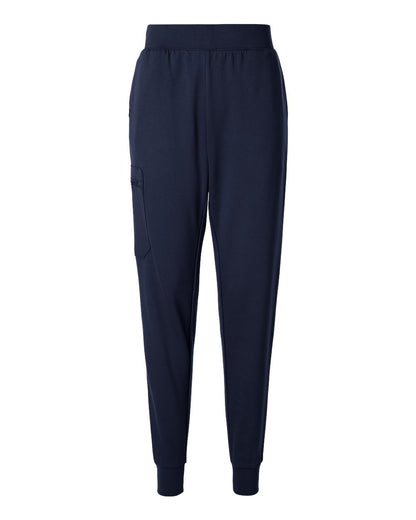 Jaanuu Women's Rubi Ultrasoft Scrub Joggers W40001 #color_Midnight Navy