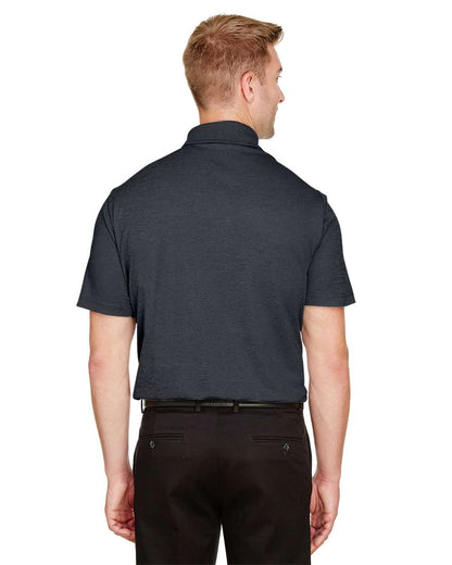 Devon & Jones Men's CrownLux Performance® Address Mélange Polo DG22 #colormdl_Black Heather