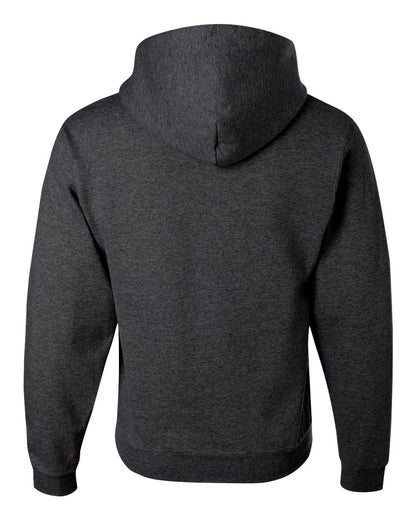 JERZEES Unisex NuBlend® Hooded Sweatshirt 996MR #color_Black Heather