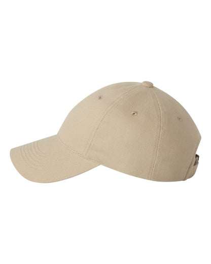 Valucap Heavy Brushed Twill Unstructured Cap 9610 #color_Khaki