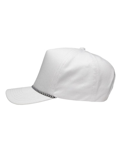 Sportsman Five-Panel Rope Heritage Fit Cap SP1300 #color_White