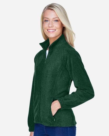 Harriton Women's Full-Zip Fleece M990W #colormdl_Hunter