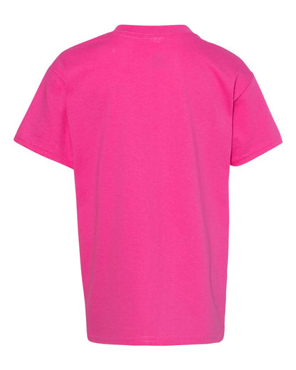 Hanes Essential-T Youth T-Shirt 5480 #color_Wow Pink