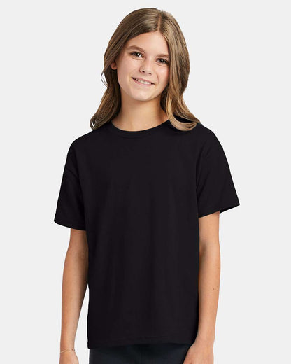 Hanes Ecosmart™ Youth T-Shirt 5370 #colormdl_Black