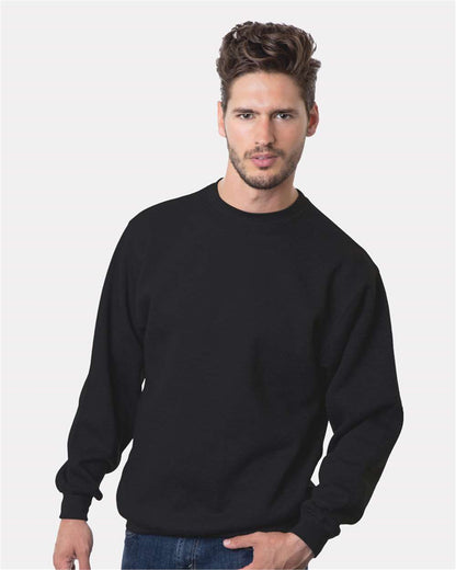 Bayside USA-Made Crewneck Sweatshirt 1102 #colormdl_Black