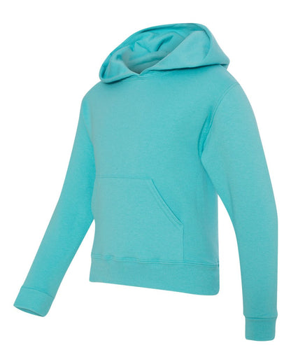 JERZEES Youth NuBlend® Hooded Sweatshirt 996YR #color_Scuba Blue