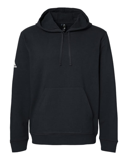 Adidas Unisex Fleece Hooded Sweatshirt A432 #color_Black