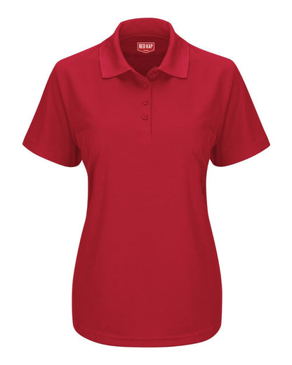 Red Kap Women's Performance Knit Pocketless Core Polo SK97 Red Kap Women's Performance Knit Pocketless Core Polo SK97