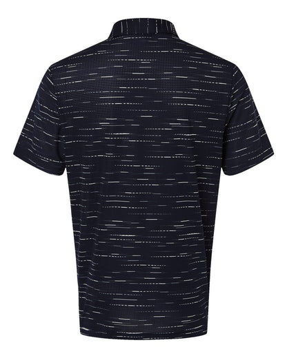 Adidas Men's Ultimate365 Mesh Glimmer Print Polo A2015 #color_Collegiate Navy