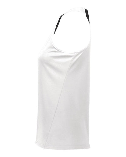 Augusta Sportswear Women's Overspeed Track Jersey 348 #color_White/ Black