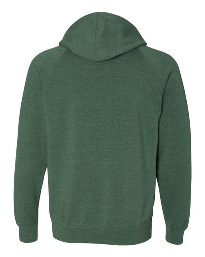 Independent Trading Co. Special Blend Raglan Hooded Sweatshirt PRM33SBP #color_Moss