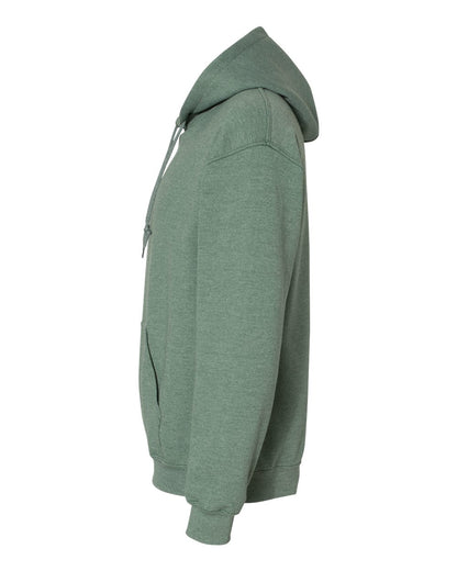 Gildan Unisex Heavy Blend™ Hooded Sweatshirt 18500 #color_Heather Dark Green