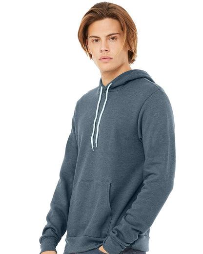 BELLA + CANVAS Sponge Fleece Hoodie 3719 #colormdl_Heather Slate