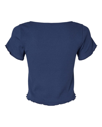 Boxercraft Women's Baby Rib T-Shirt BW2403 #color_Navy