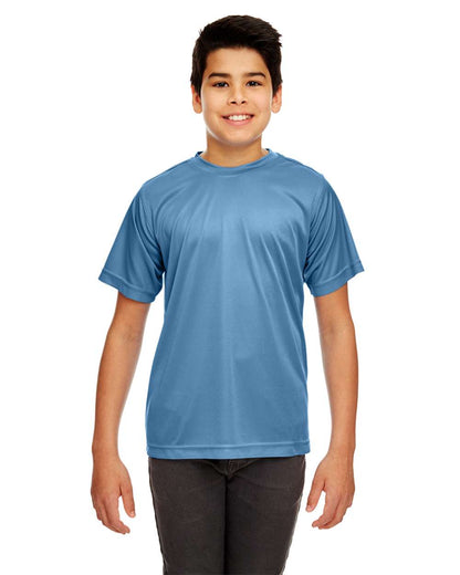 UltraClub Youth Cool & Dry Sport Performance Interlock T-shirt 8420Y #colormdl_Indigo