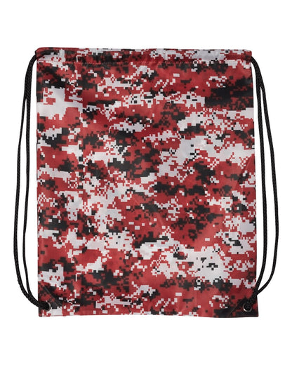 Liberty Bags Drawstring Pack with DUROcord 8881 #color_Digital Red Camo