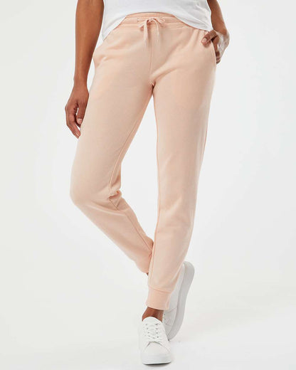 Independent Trading Co. Women's California Wave Wash Sweatpants PRM20PNT #colormdl_Blush