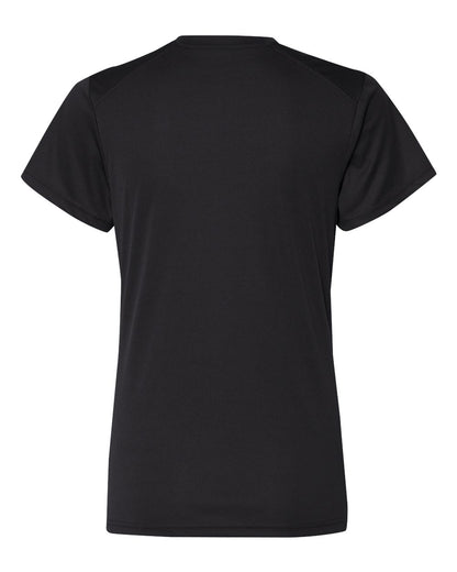 Badger Women’s B-Core V-Neck T-Shirt 4162 #color_Black